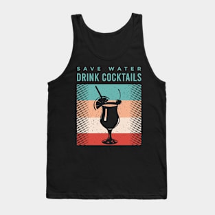 Drinking Gifts and Party Costumes for a Lover of Cocktails Tank Top